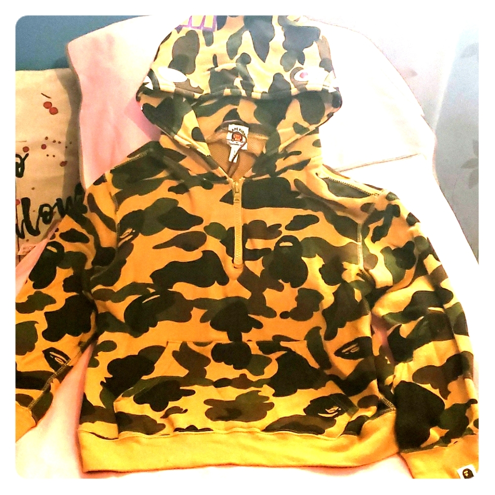 BAPE KIDS Camo Hoodie